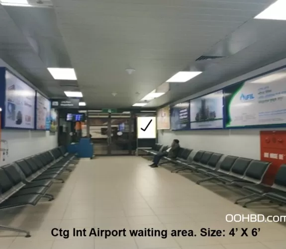 LED Light Box at  Chittagong International Airport