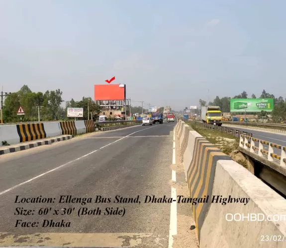 Ellenga Bus Stand, Dhaka Tangail Highway