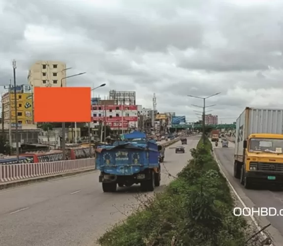 Billboard at Comilla Paduar Bazar, Bishwa Road