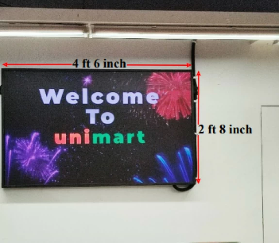 Indoor LED Screen at Wari Unimart