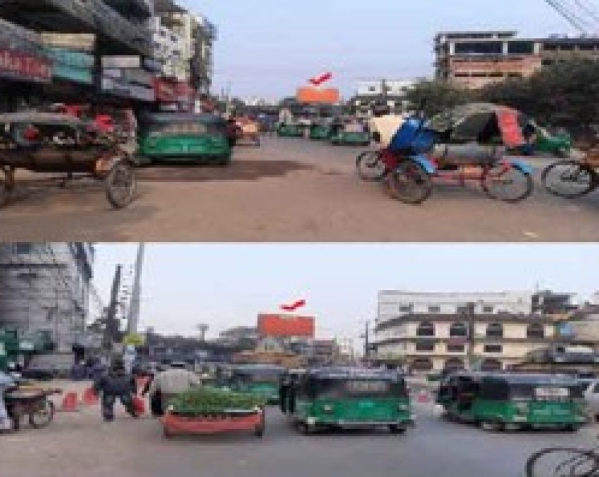 Billboard at Sylhet Subhanighat Point