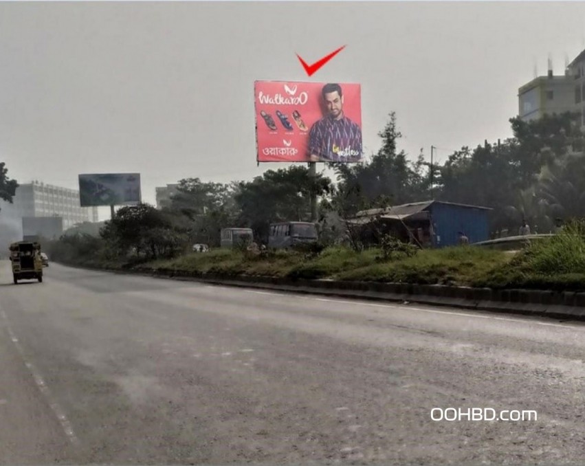 Billboard at Chattogram City Gate Raster Matha