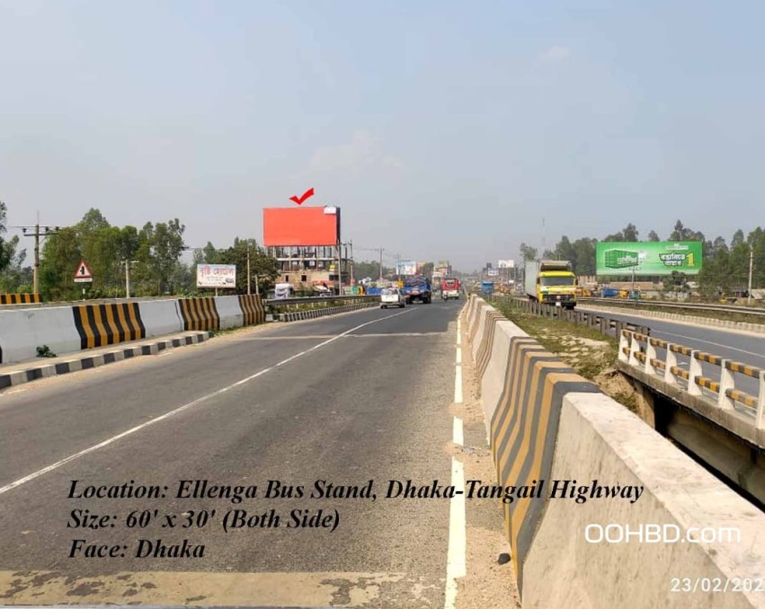 Ellenga Bus Stand, Dhaka Tangail Highway