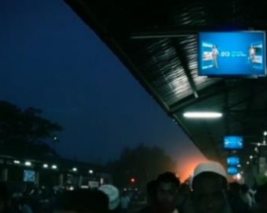 LED TV at Airport Railway Station